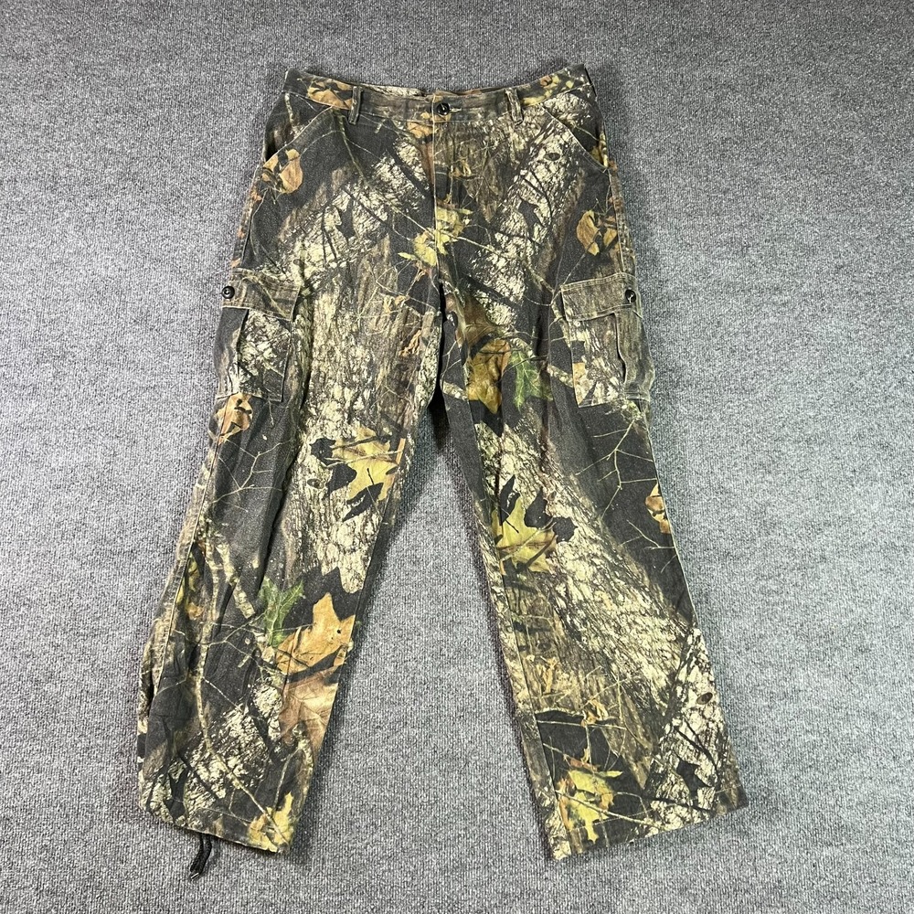 Field Staff by Mossy Oak Cargo Pants Mens L Break Up Camouflage Outdoor Hunting